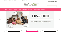 Desktop Screenshot of iwantbags.net